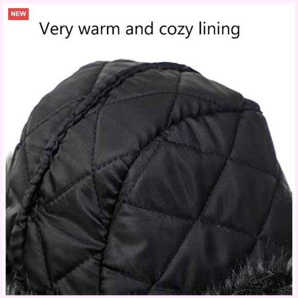 Winter Trapper Hat with Pompom for Ski Snow Activities main image 4